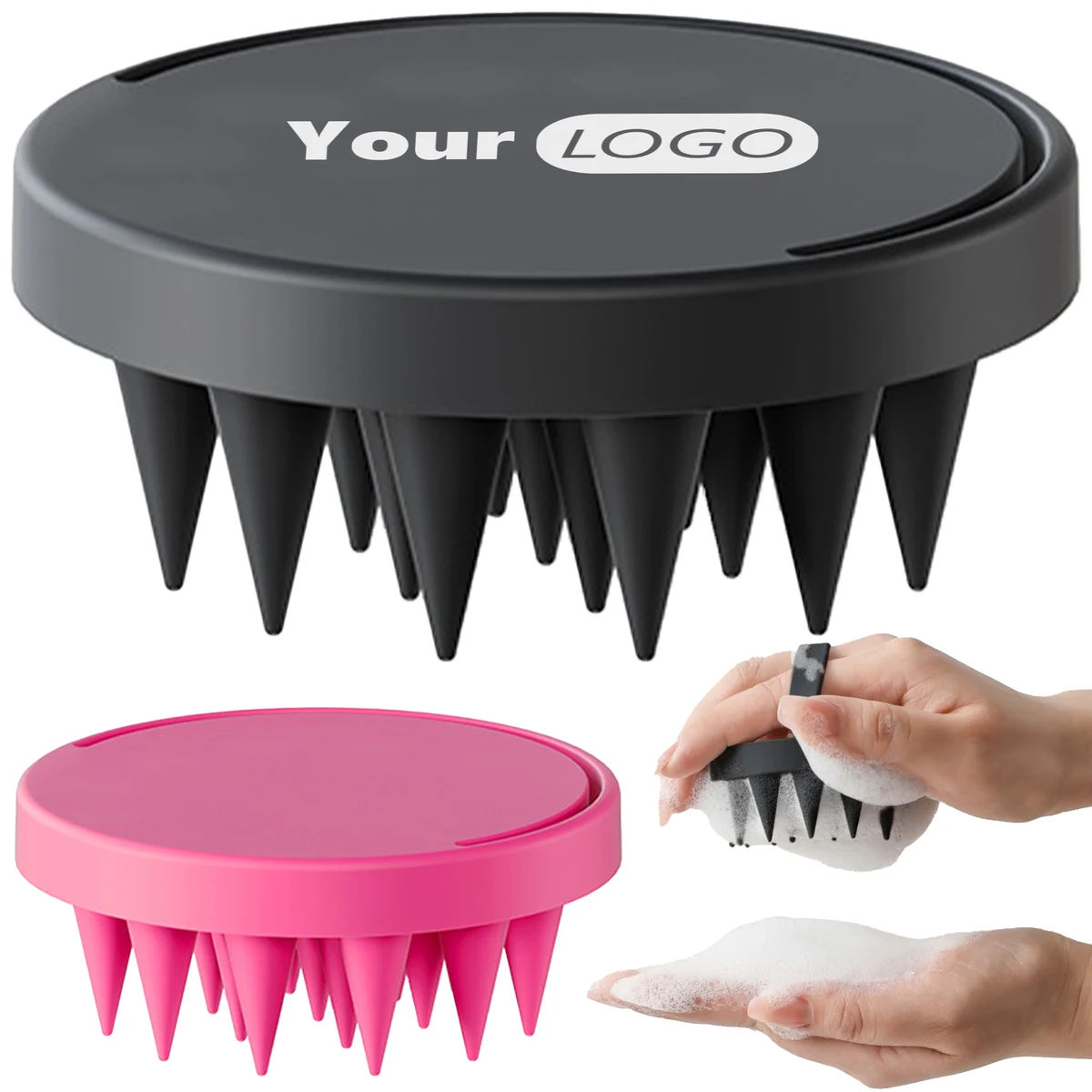 Silicone Multi Functional Massage Hair Brush 1