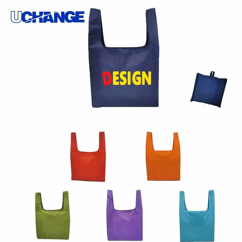 Foldable Waterproof Polyester Shopping Bag