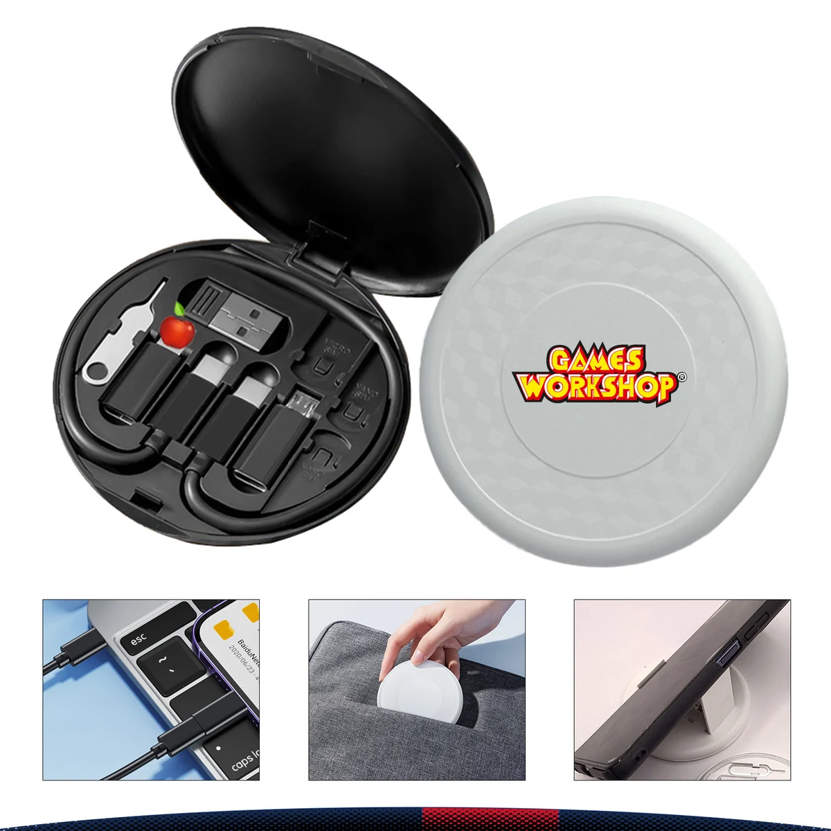 8in1 Charging Cable Storage Box 1