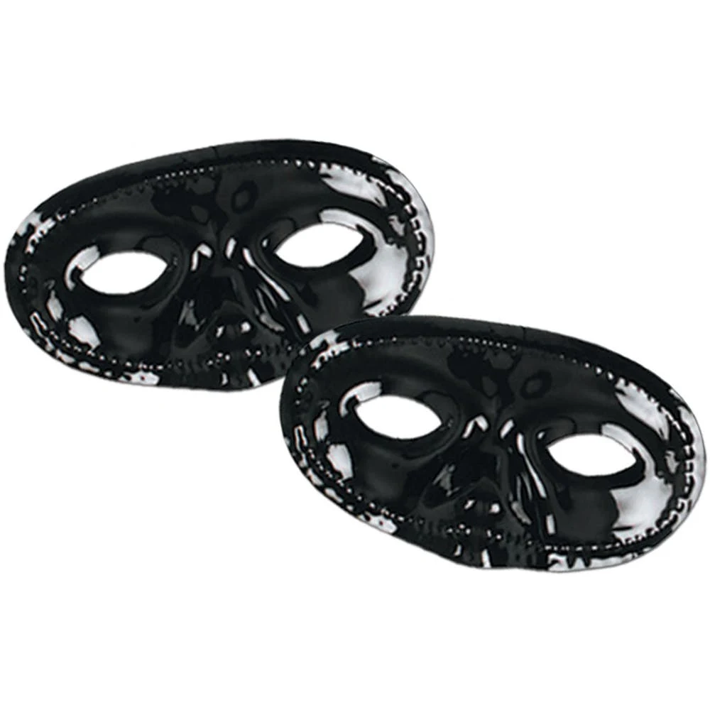 Black Half Masks - One Size 1