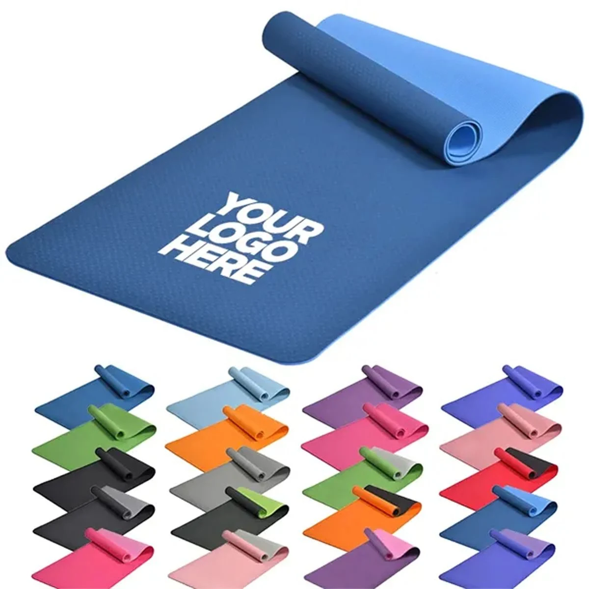 TPE Yoga Mat With Bag 72" x 31" 1