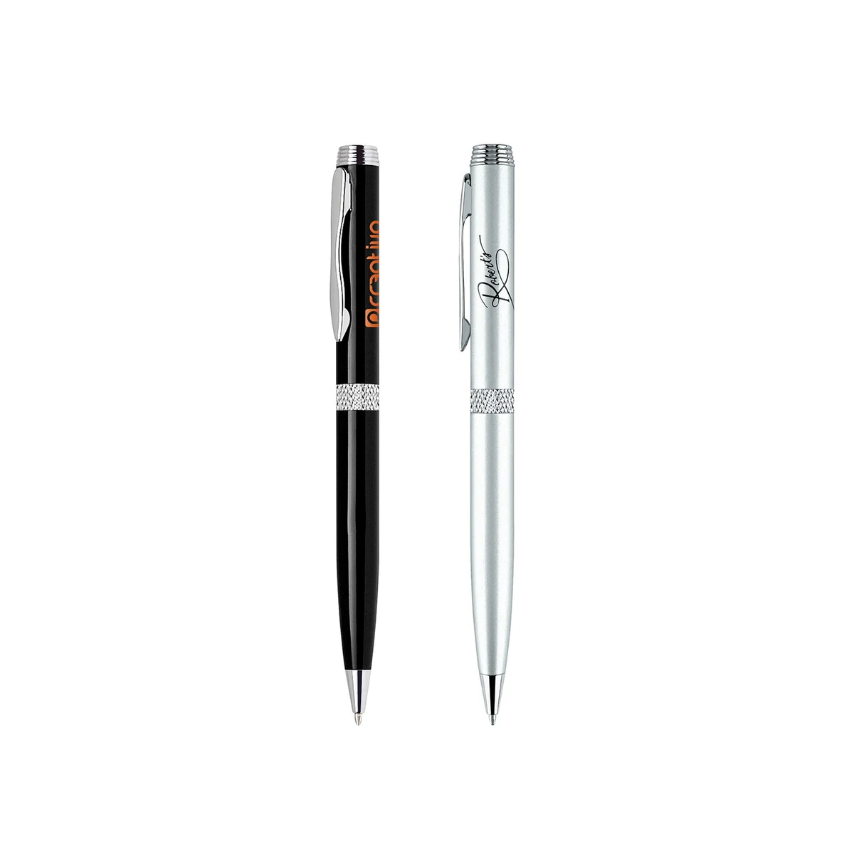 Aluminum Diamond Rollerball Twist Metal Pen 1