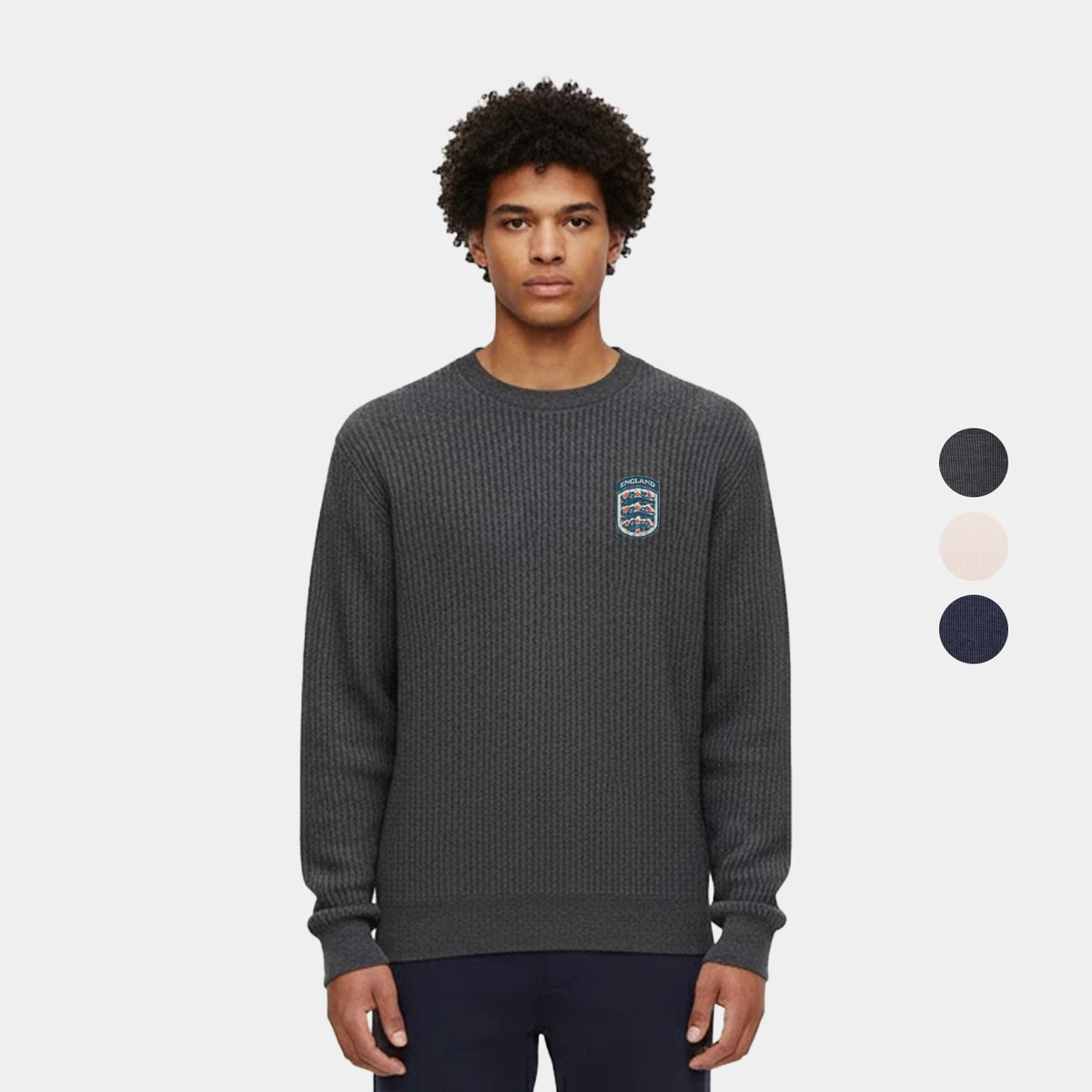 Bryce Cotton-Poly Corded Crew Reverse Terry Sweatshirt, custom hoodie or sweatshirt with logo imprint 1