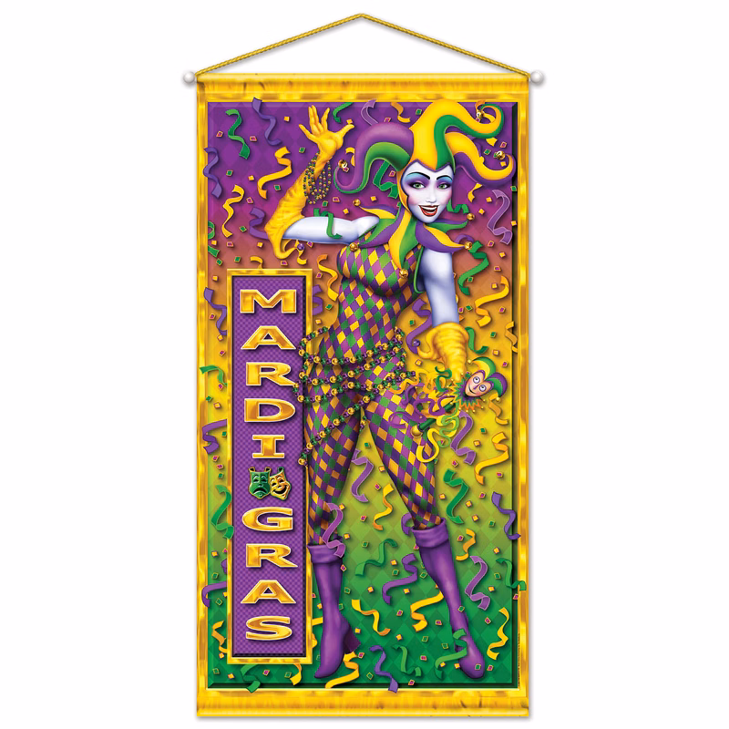 Mardi Gras Door/ Wall Panel