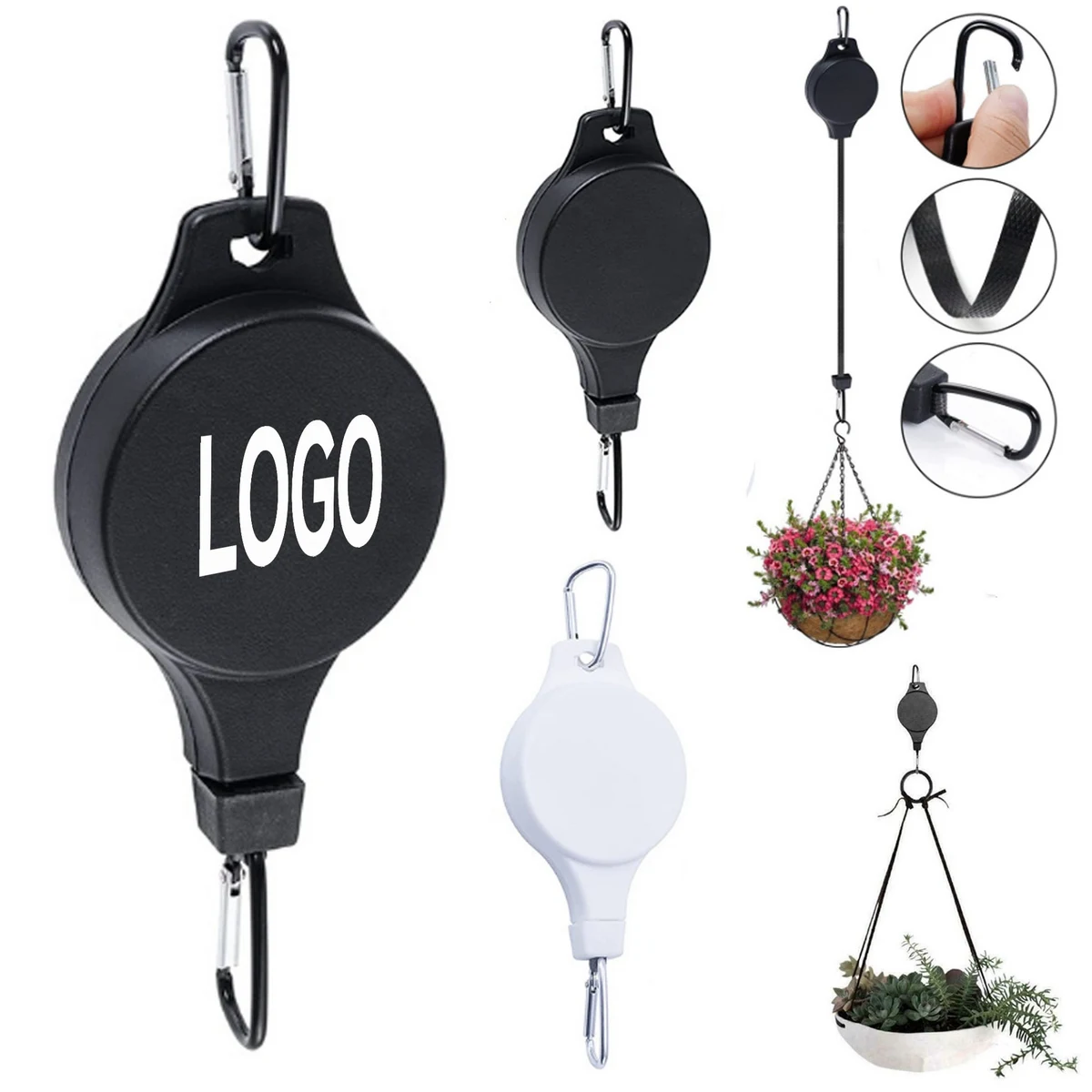 Plant Pulley Retractable Hanger 1