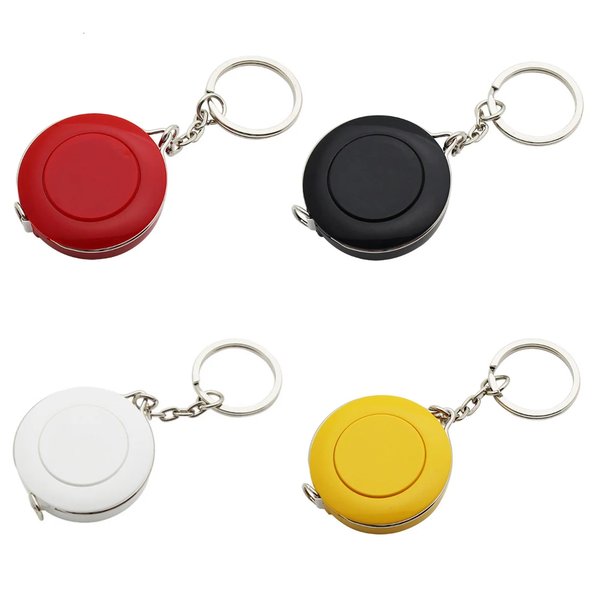 Automatic Retractable Mini Measuring Tape With Keyring 60" 1
