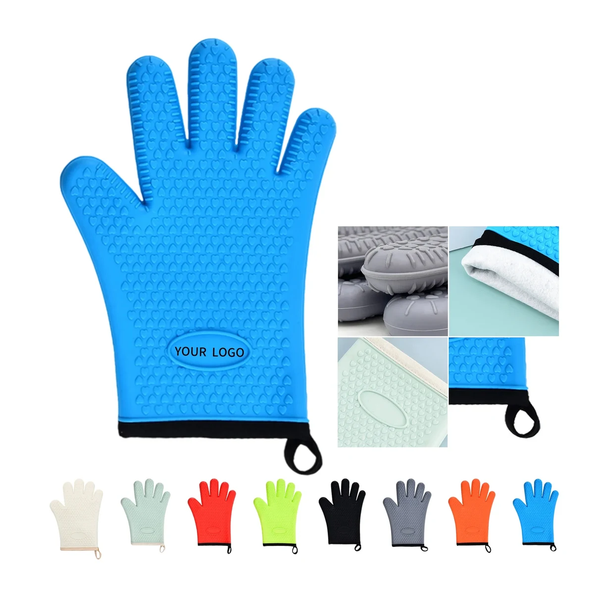 Silicone Microwave Grilling Glove for Heat Protection 1
