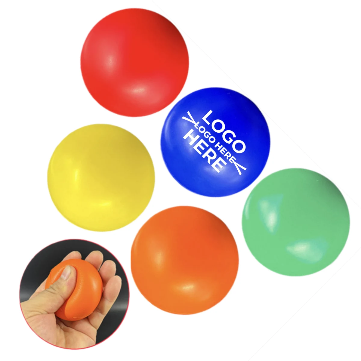 PU Foam Stress Ball Squishy Anxiety Relief Toy 1