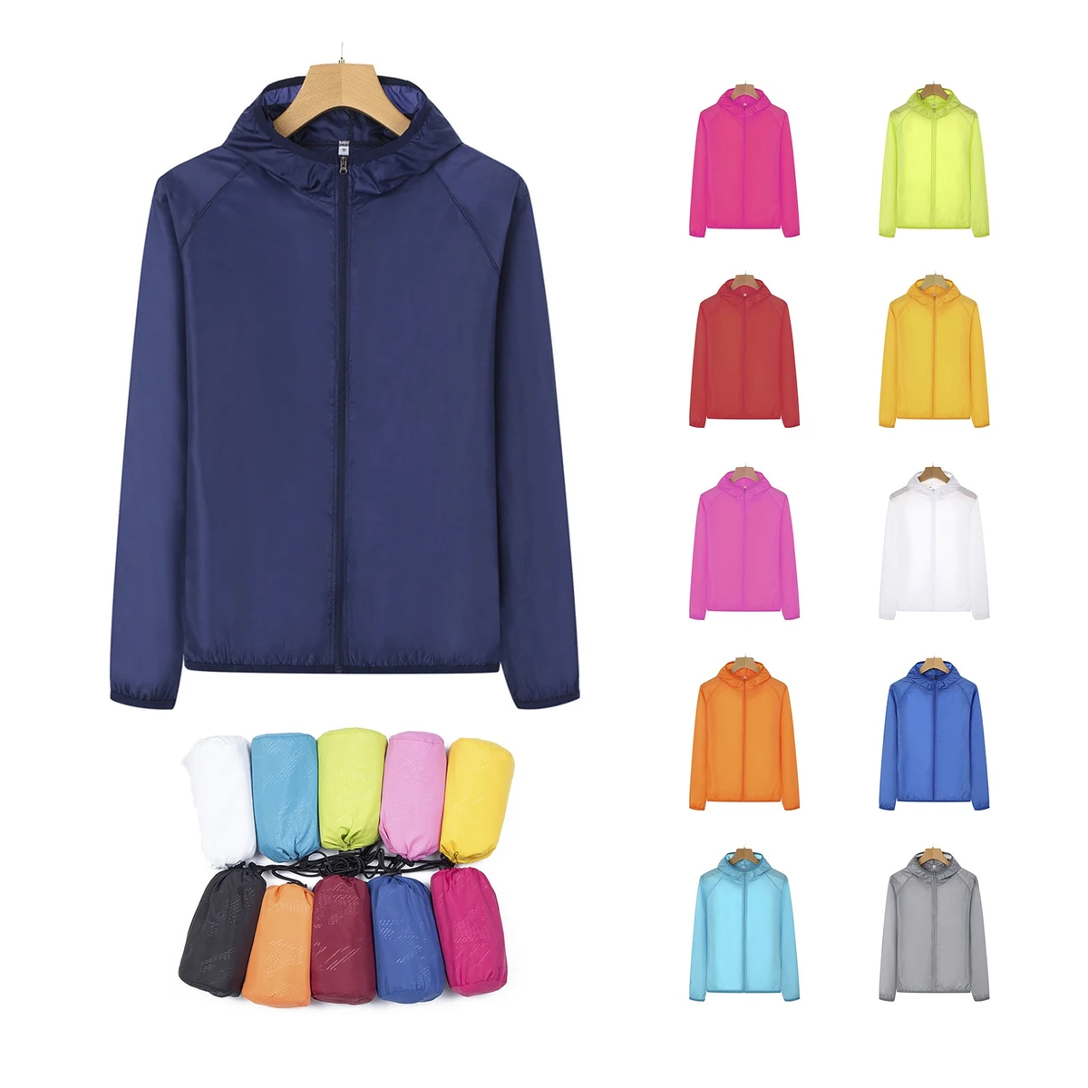 Rain Jacket With Pouch 1