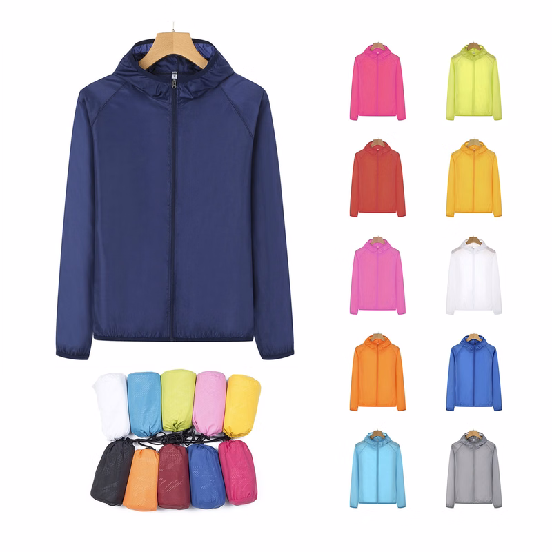 Rain Jacket With Pouch