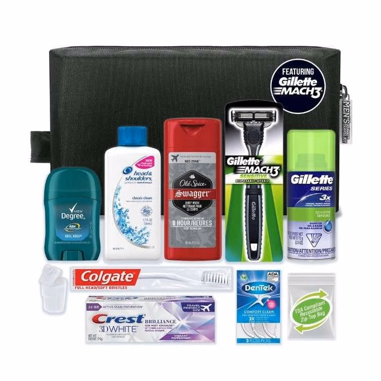 Man On-the-Go Hygiene Kit - 11 Piece