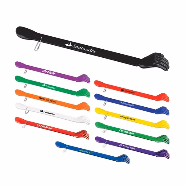 Custom 15-Inch Plastic Backscratcher with Shoehorn Combo — Wellness & Convenience