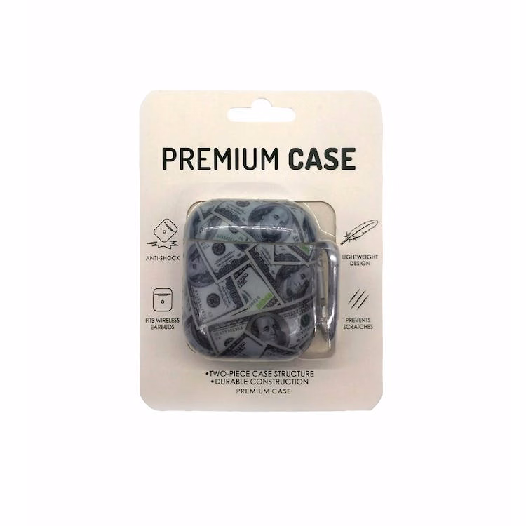Wireless Earbuds Protective Case - Money Design Anti-Shock