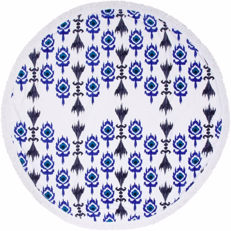 60in Round Microfiber Beach Towel