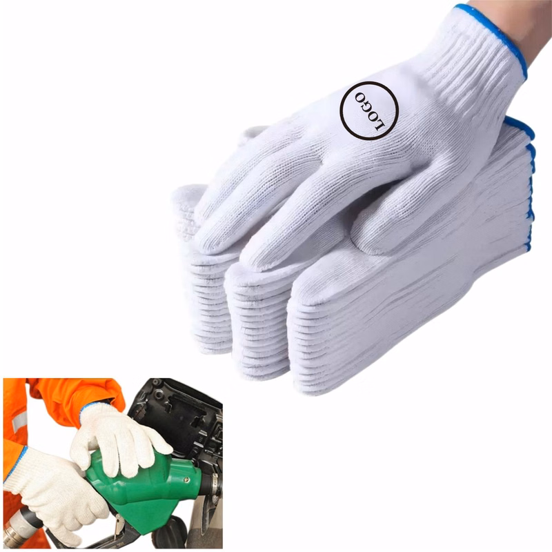 Breathable Knit Yarn Work Gloves