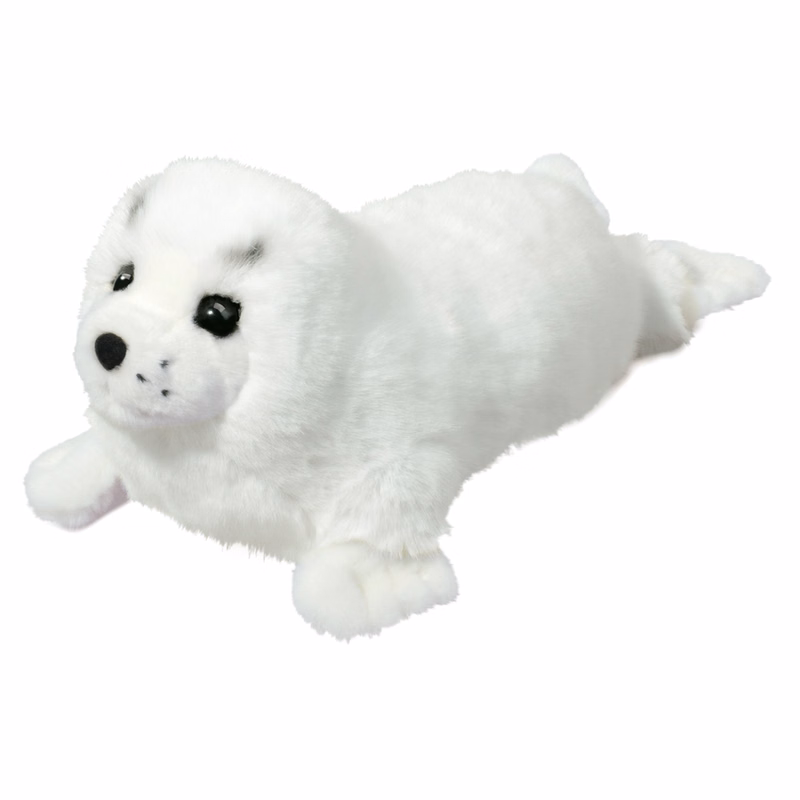 Twinkle White Seal Stuffed Animal