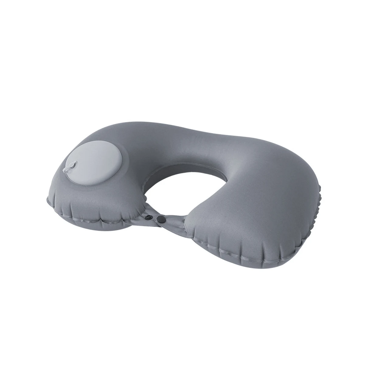 Inflatable Travel Neck Pillow With Built In Pump 1
