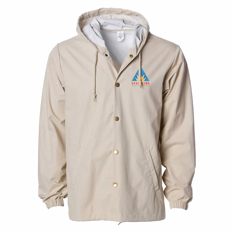 Water Resistant Hooded Windbreaker Jacket