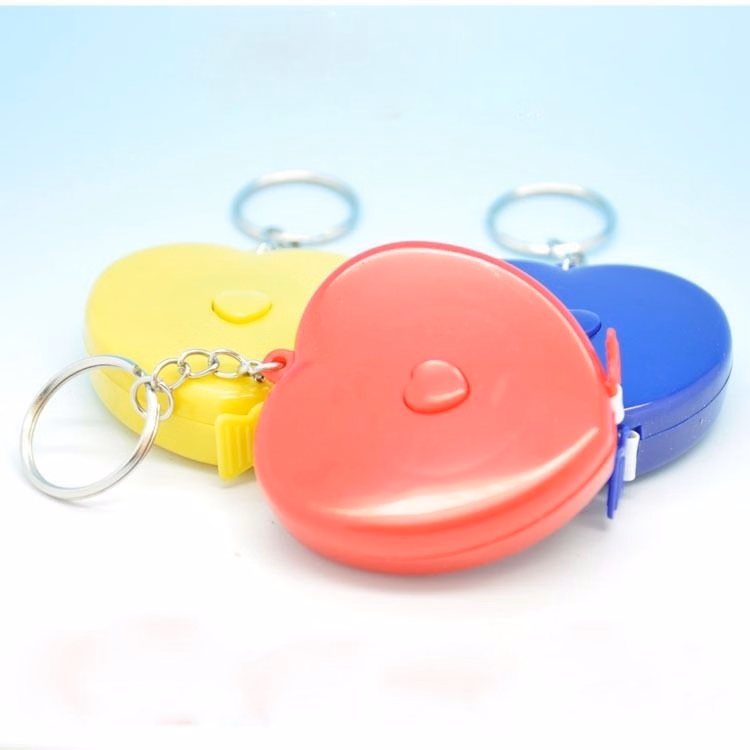 5 Feet Heart Tape Measure Key Chain