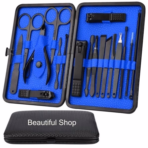 18 In 1 Stainless Steel Professional Pedicure Nail Kit