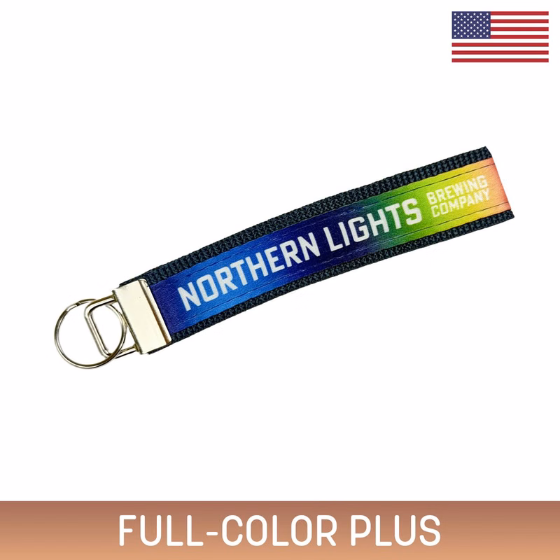 5" Sublimated Key Strap w/ Nickel-Plated Hardware