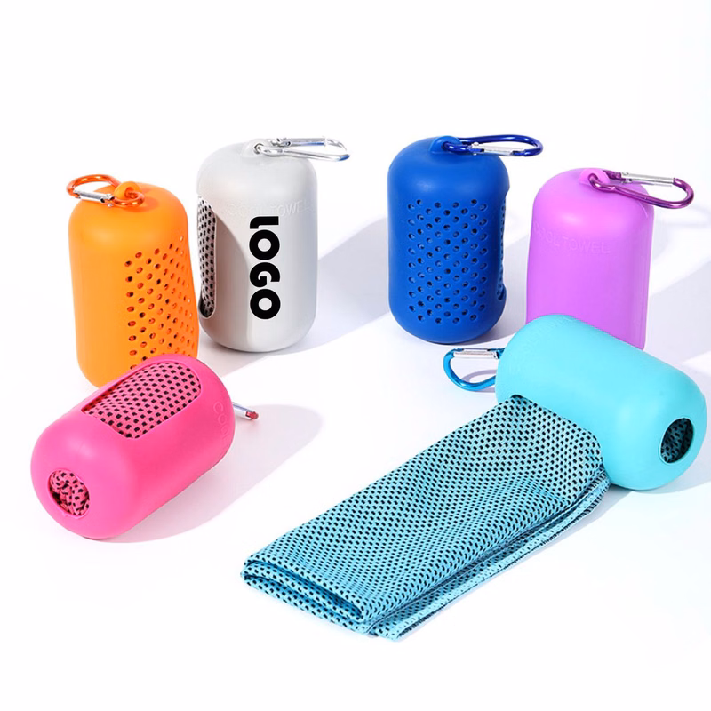 Cooling Sweat Towel with Silicon Case