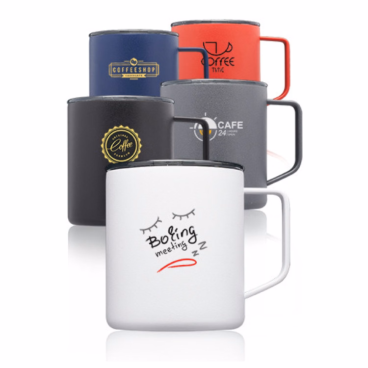 13.5 oz. Stainless Steel Powder Coated Travel Mug