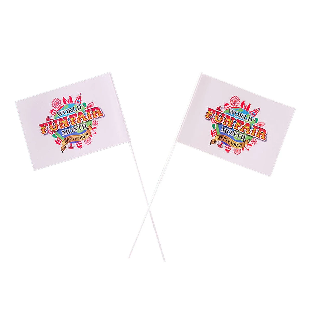 Moq50 Advertising Hand Waving Square Flag 1