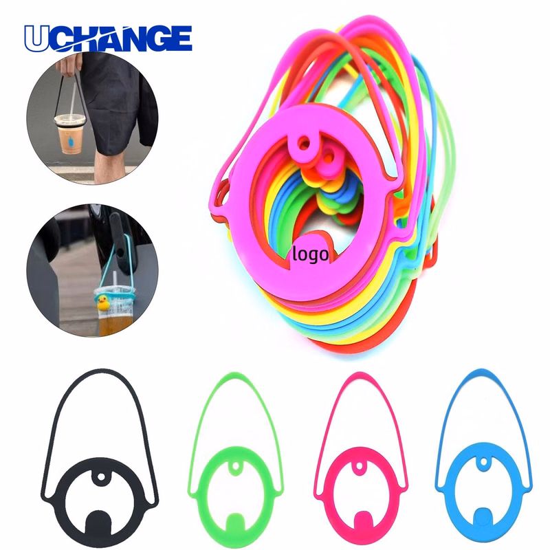 Portable Silicone Takeout Drink Cup Carrier