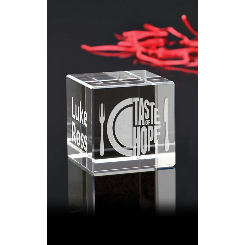 Small Cube Paperweight 1