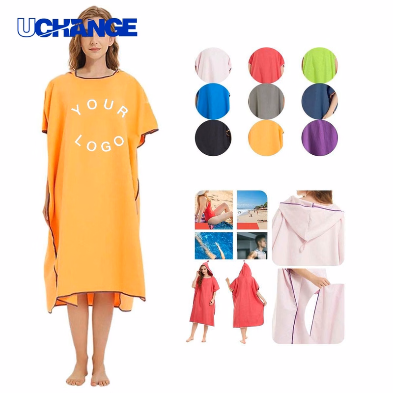 Portable Adult Poncho with Moisture Wicking Design for Travel