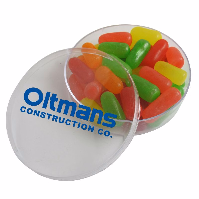 Small Round Acrylic with Mike & Ike's