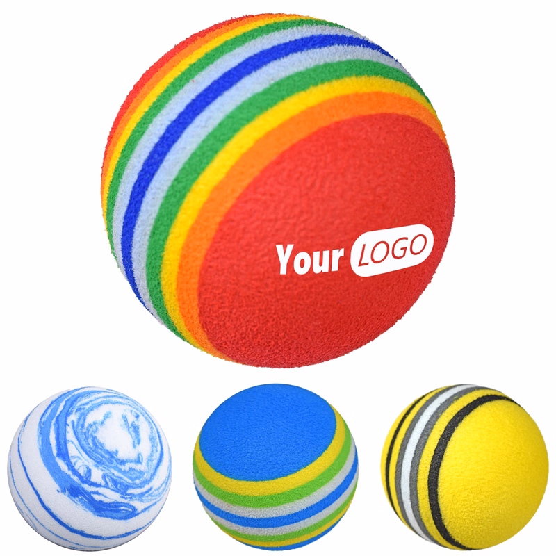 Other Organic Material Personalized Colorful Foam Golf Ball