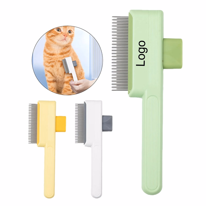 Self Cleaning Pet Slicker Brush Deshedding