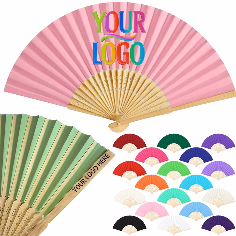 Custom Bamboo Paper Folding Hand Fan