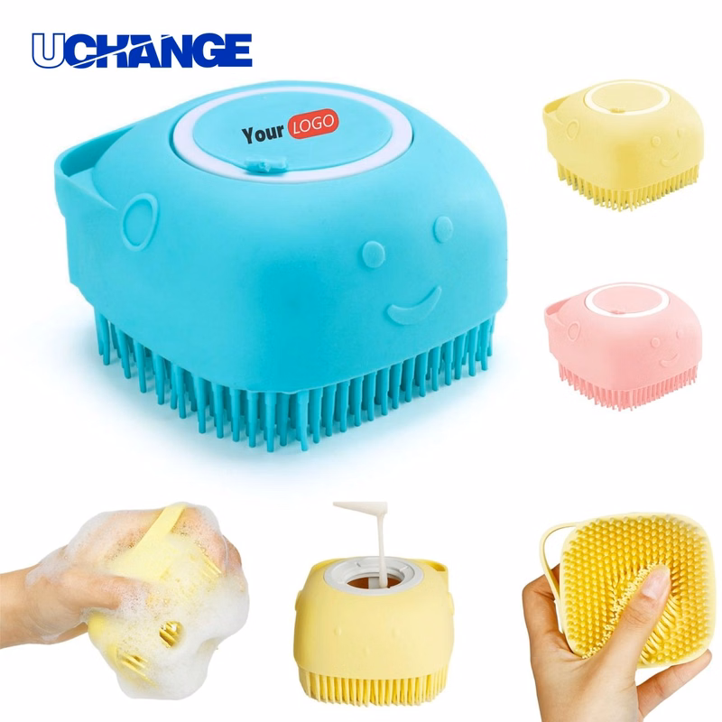 Silicone Pet Bath Brush Grooming Tool
