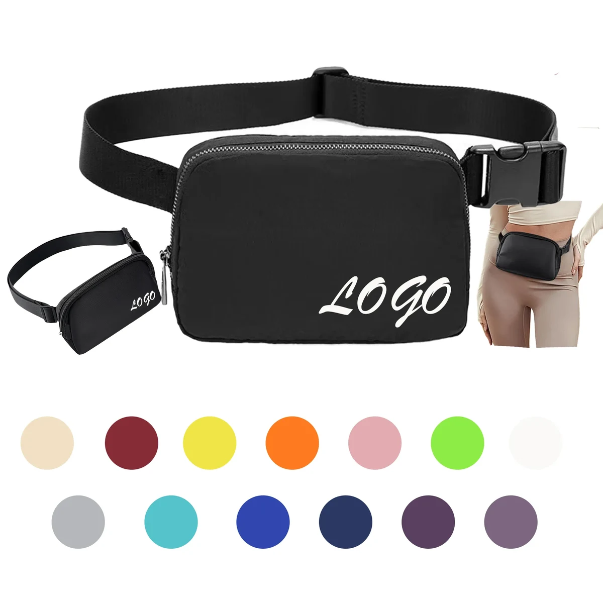 Adjustable Fitness Crossbody/Wasit Bag 1