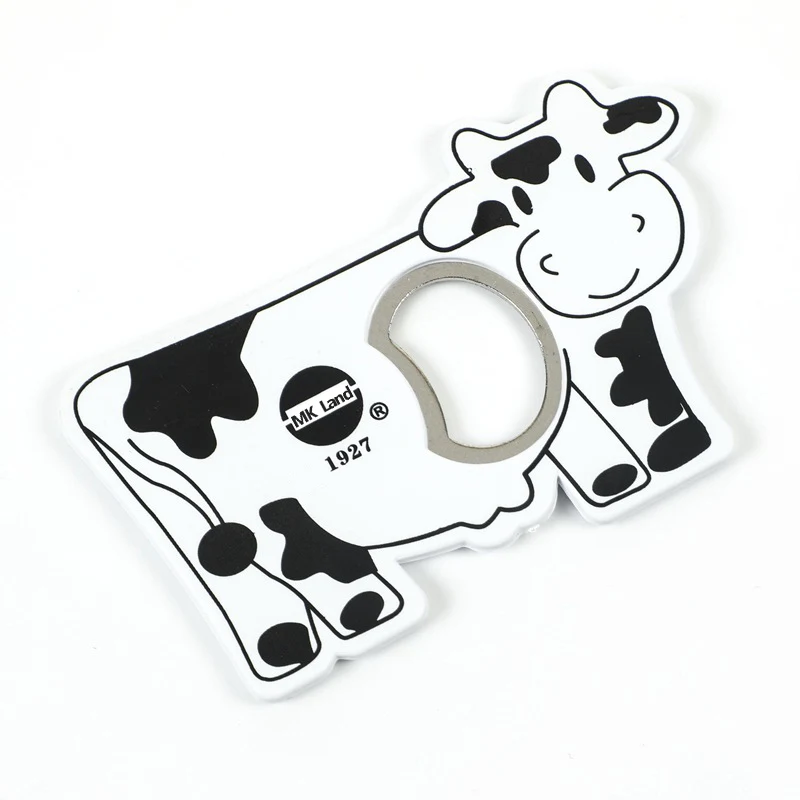 4" Cow Shape Refrigerator Magnets Bottle Opener 1