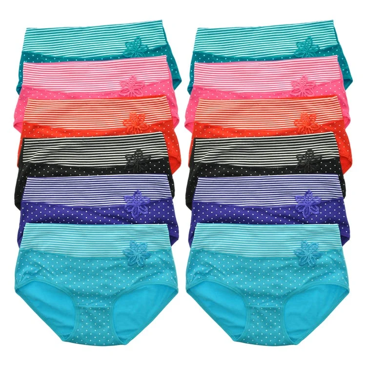 Women's Cotton Hip Huggers Panties - Assorted 1