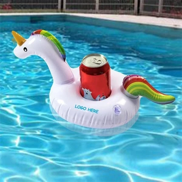 Unicorn Shape Inflatable Beverage Holder 1