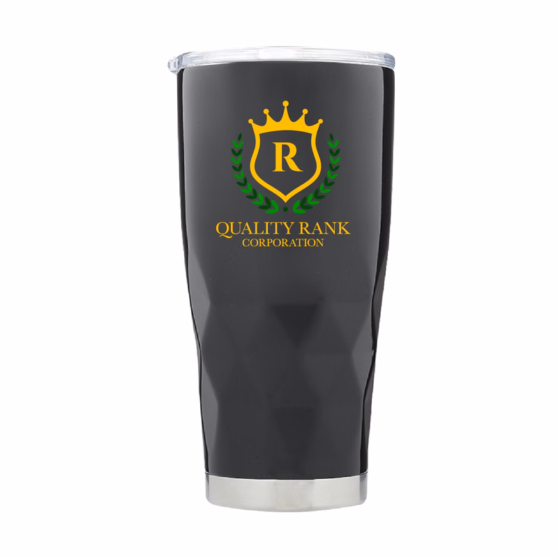 20 oz. Diamond Stainless Steel Travel Mug (Full Color Imprint)