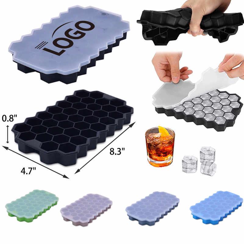 Stylish Silicone Honeycomb Shaped Ice Tray