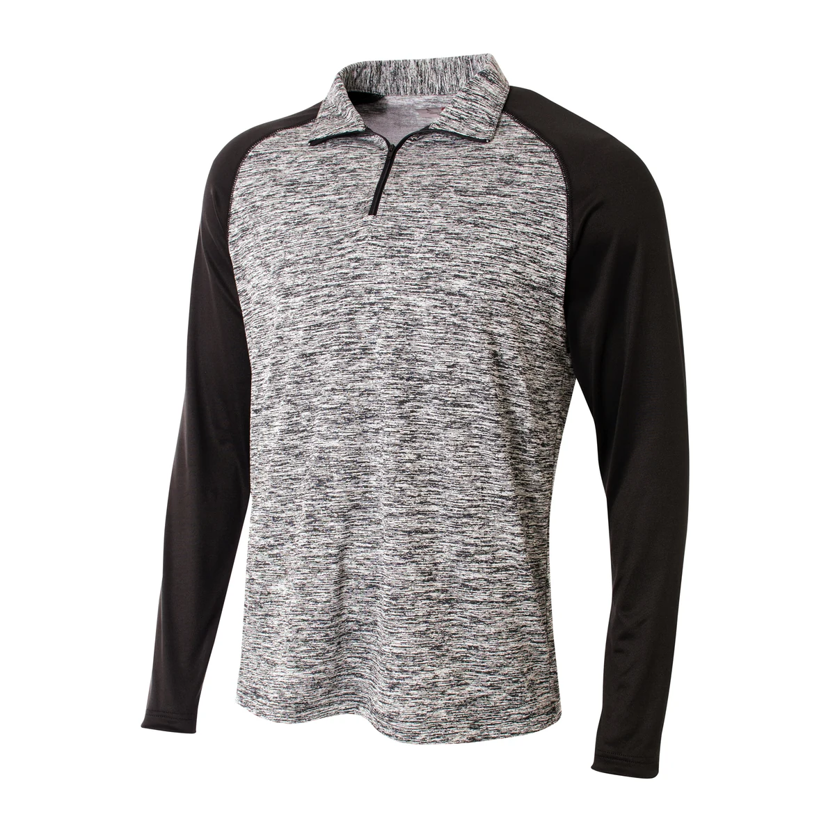 A4 Youth Quarter Zip Space Dye 1