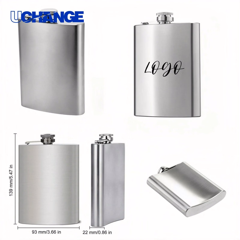 Stainless Steel Hip Flask Container (8 Oz)