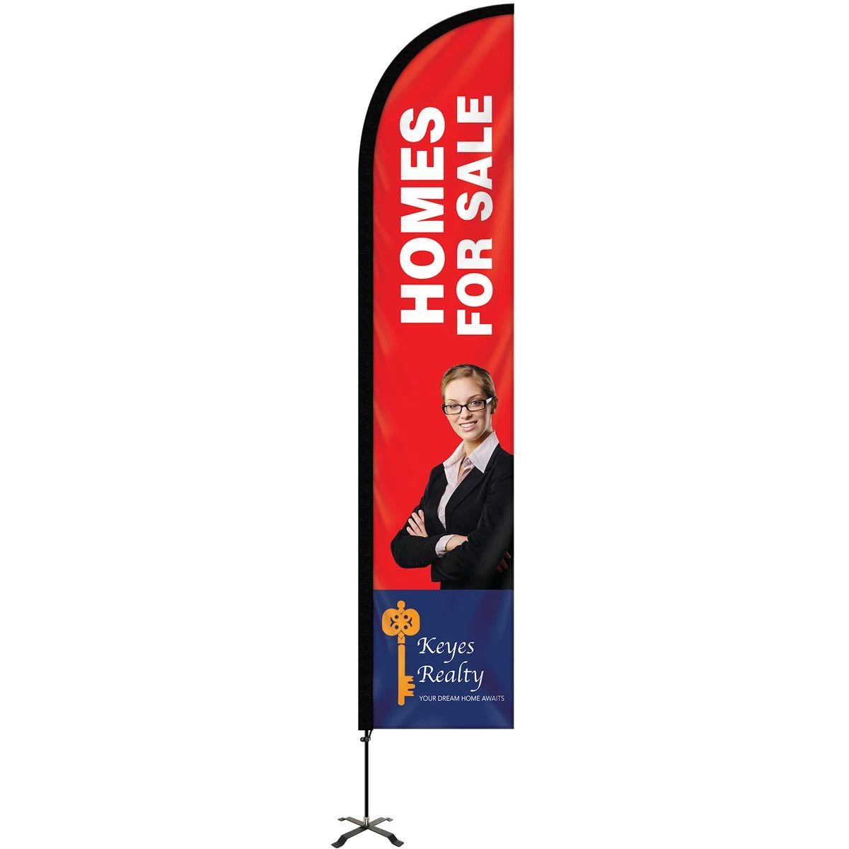 10' Portable Single Reverse Half Drop Kit w/ Cross Base 1