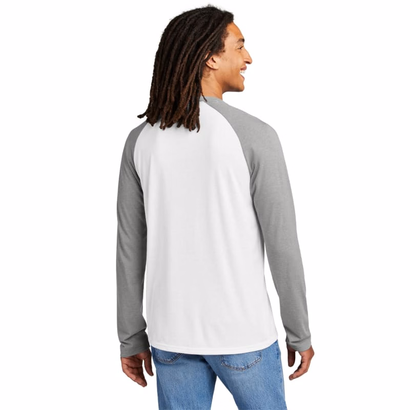 AllMade Unisex Tri-Blend Long Sleeve Colorblock Raglan