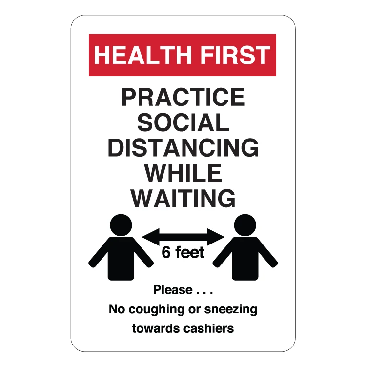 Social Distancing Wall Sign 1
