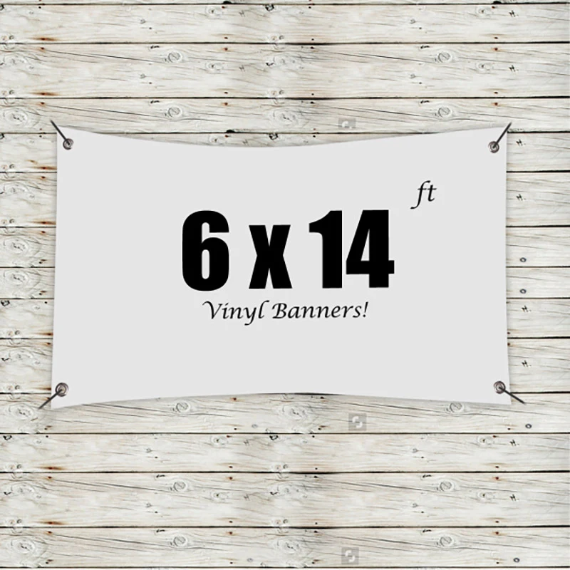 Custom 6' x 14' Vinyl Banners 1