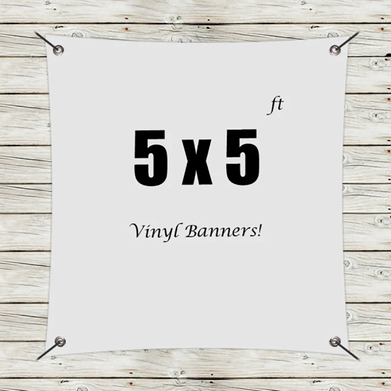 Custom 5' x 5' Vinyl Banners 1