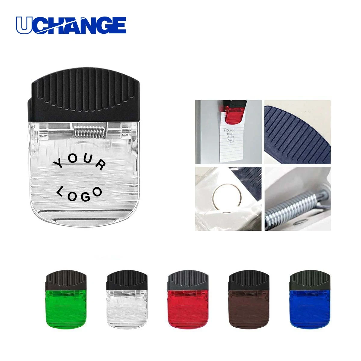 Magnetic Note Clip Holder Plastic for Office 1
